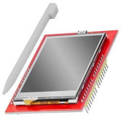 2,4" TFT LCD érintőképernyős kijelző, 240x320 felbontású Arduino-kompatibilis Shield, SD kártya támogatással