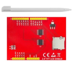 2,4" TFT LCD érintőképernyős kijelző, 240x320 felbontású Arduino-kompatibilis Shield, SD kártya támogatással