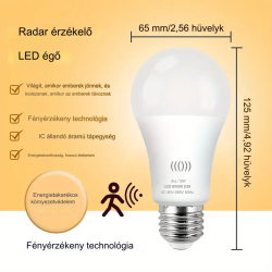 LED égő E27 mozgás...