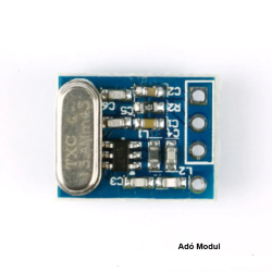 433 MHz RF Adó modul...