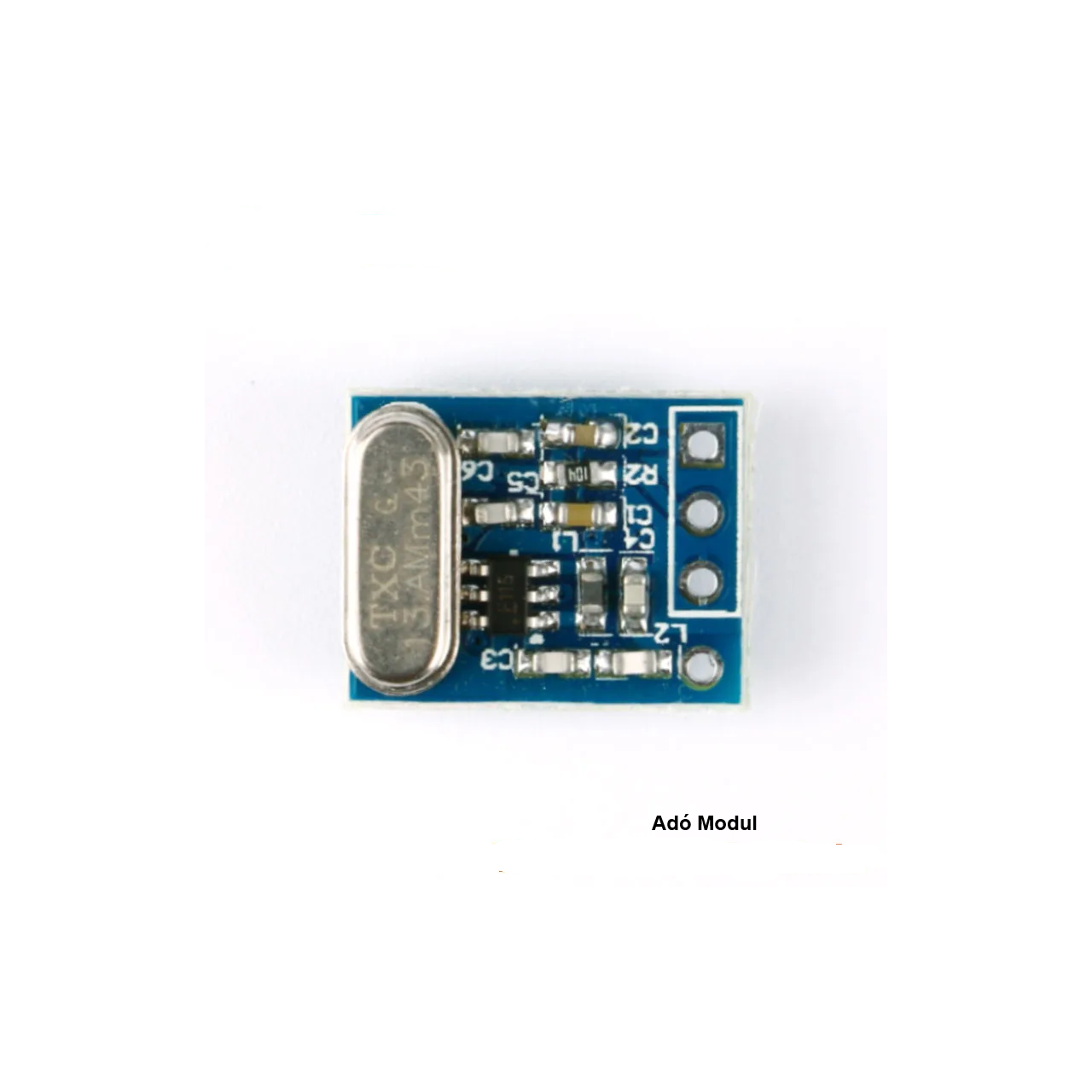 433 MHz RF Adó modul SYN115, kristályoszcillátor