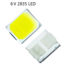 10DB LED SMD 2835 6v 150mA 1W