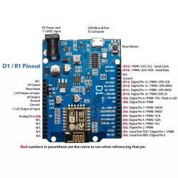 ESP8266 Vemos D1 R3 Wifi - CH340G