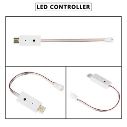 SP620E USB Bluetooth vezérlő WS2812/WS2812B címezhető LED-hez+ RF távirányító WS2812 RGB LED szalaghoz DC 5v