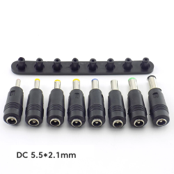 USB DC 5V–12V átalakító kábel + 8 csatlakozófej