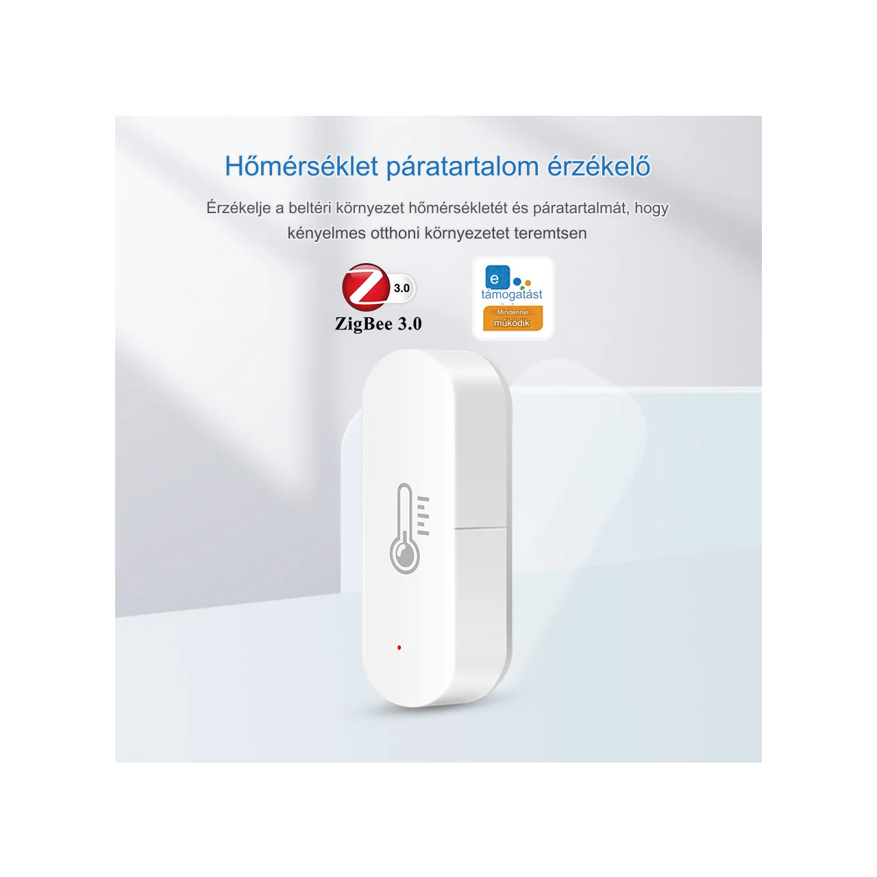 Ewelink ZigBee Smart hőmérséklet páratartalom érzékelő