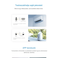 Ewelink ZigBee Smart hőmérséklet páratartalom érzékelő