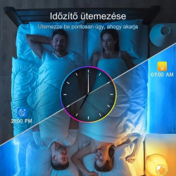 RGB LED szalag WIFI-s szett 5 méteres - APP vezérléssel, távirányítóval és zenei szinkronizációval