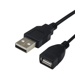 USB hosszabbítókábel kapcsolóval, 28 cm