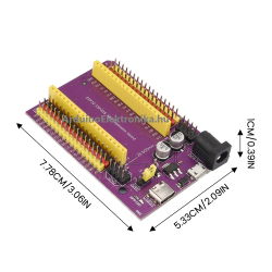 ESP32 38PIN Bővítő Modul, TYPE-C, MICRO USB, DC