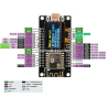 ESP-12F NodeMCU WiFi Modul 0.96" OLED Kijelzővel, CH340 USB